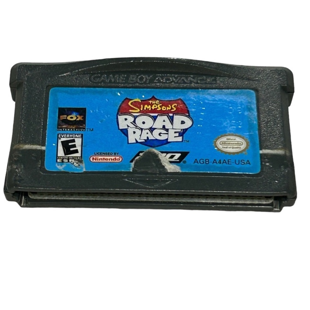 Gameboy Advance The Simpsons Road
Rage Video Game.